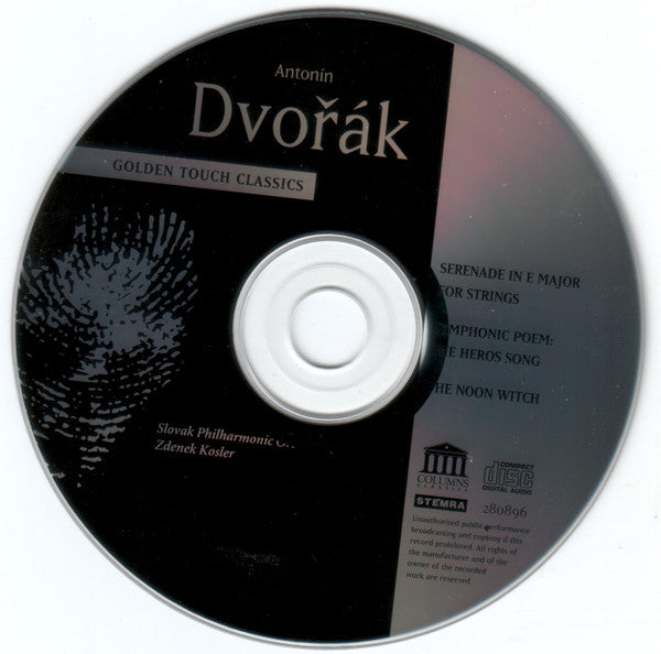Antonín Dvořák : Dvořák: Serenade In E Major For Strings - Symphonic Poem: The Heros Song - The Noon Witch (CD, Comp)