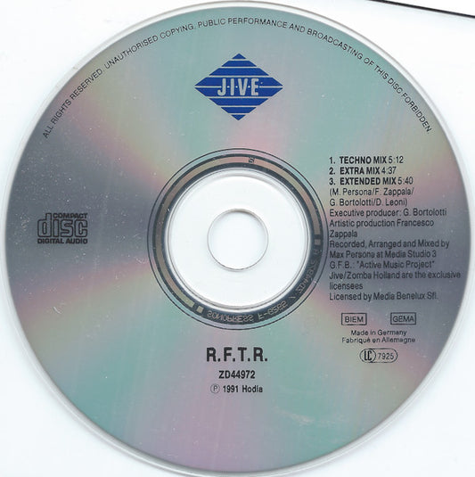 R.F.T.R. : Extrasyn (CD, Maxi)