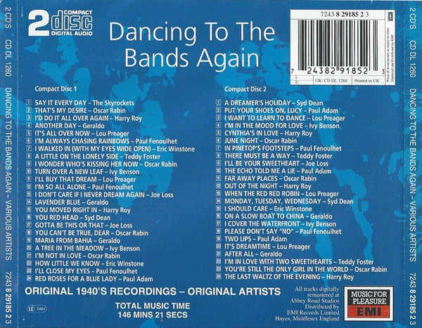 Various : Dancing To The Bands Again (2xCD, Comp, Mono, RM)
