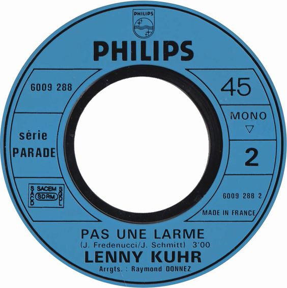 Lenny Kuhr : Vivre  (7", Mono)