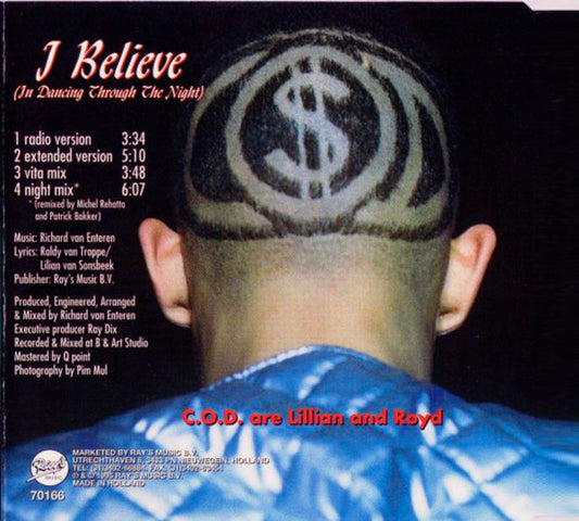 C.O.D. (2) : I Believe (In Dancing Through The Night) (CD, Maxi)