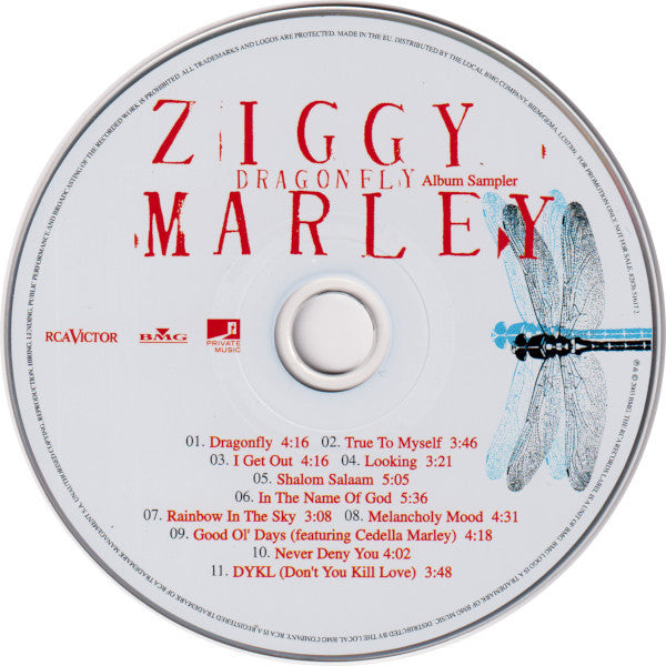 Ziggy Marley : Dragonfly (CD, Album, Promo, Smplr)