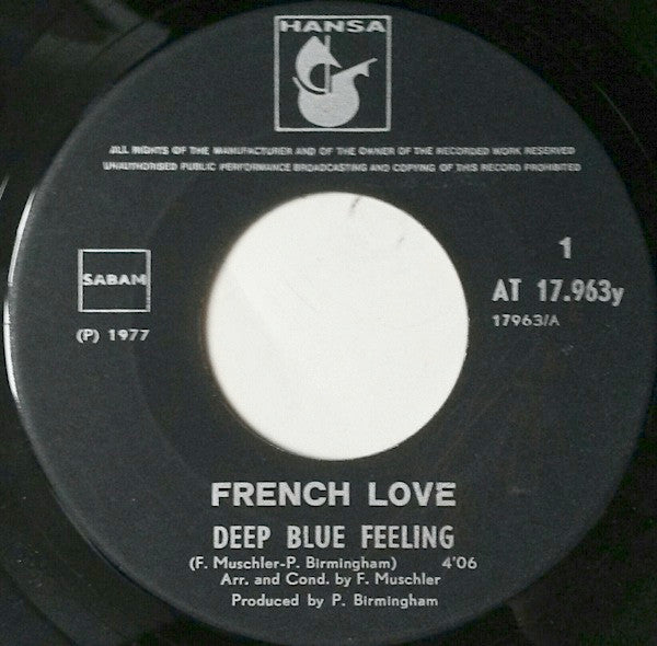French Love : Deep Blue Feeling  (7")