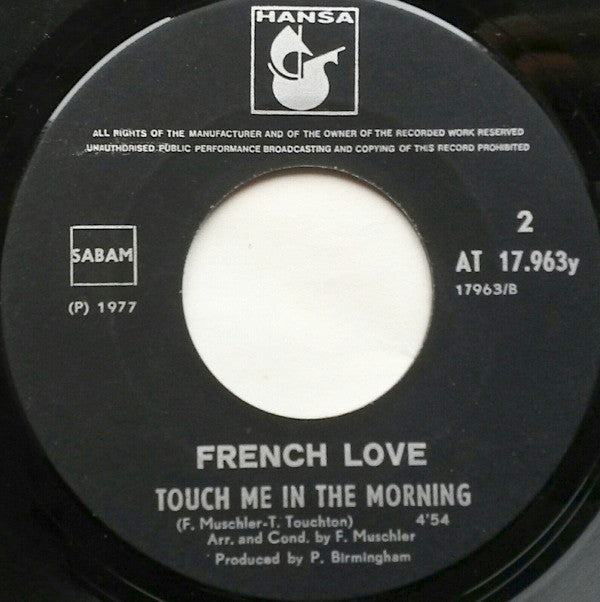 French Love : Deep Blue Feeling  (7")