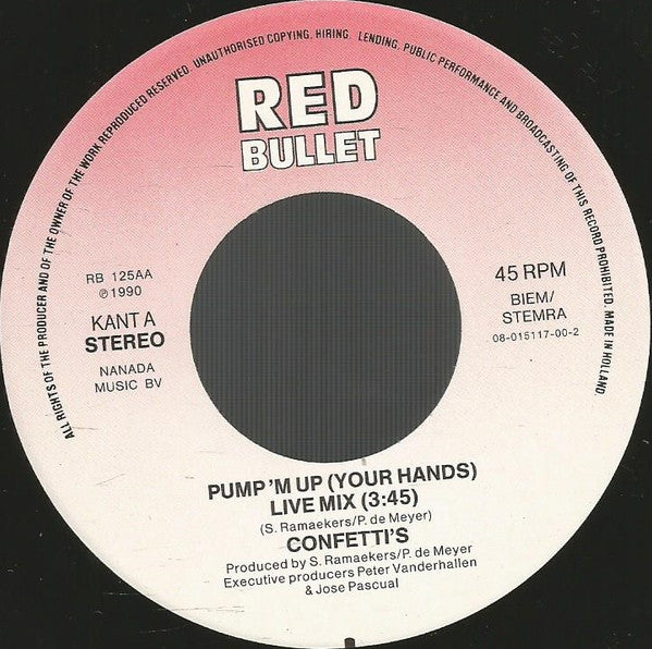 Confetti's : Put'm Up (Your Hands) (7")