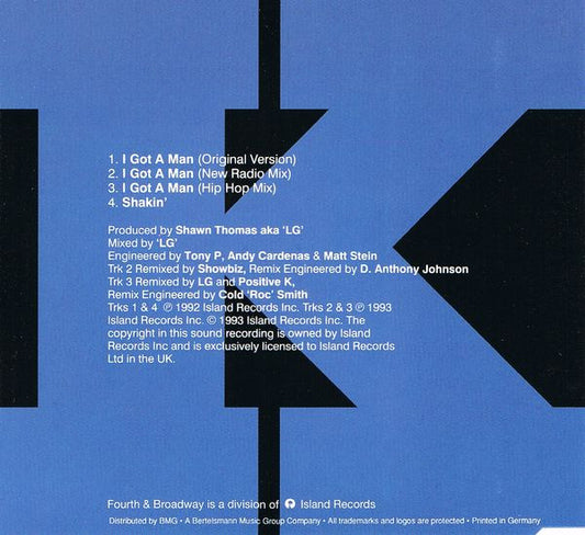 Positive K : I Got A Man (CD, Maxi)
