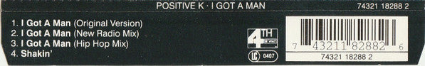 Positive K : I Got A Man (CD, Maxi)