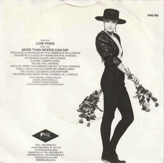 Hazell Dean : Love Pains (7", Single)