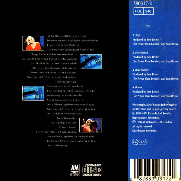 Sam Brown : Stop! (CD, Maxi)