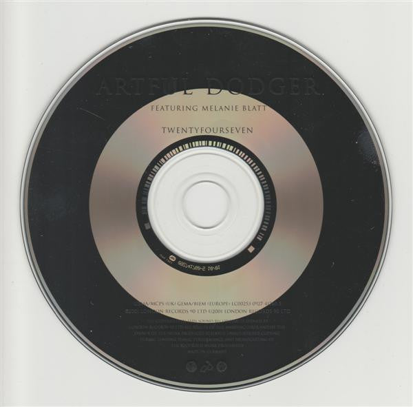 Artful Dodger Featuring Melanie Blatt : Twentyfourseven (CD, Single)