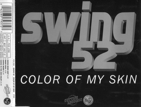 Swing 52 : Color Of My Skin (CD, Single)