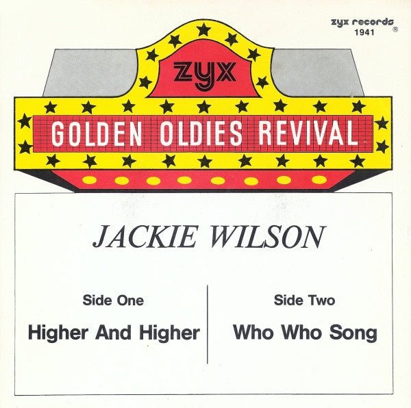 Jackie Wilson : Higher And Higher / Who Who Song (7")