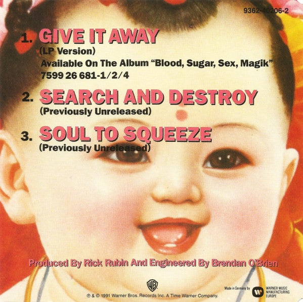 Red Hot Chili Peppers : Give It Away (CD, Maxi)