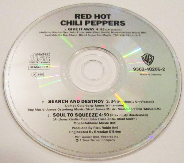 Red Hot Chili Peppers : Give It Away (CD, Maxi)