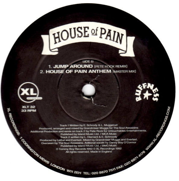 House Of Pain : Jump Around (12", RP)