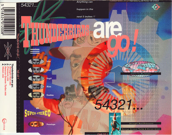 F.A.B. Featuring MC Parker : Thunderbirds Are Go! (CD, Single)