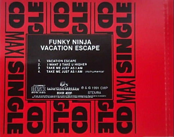 Funky Ninja : Vacation Escape (CD, Maxi)