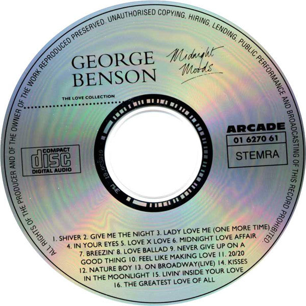 George Benson : Midnight Moods (CD, Comp)