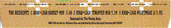 The Residents : Kaw-Liga (Housey Mix) (CD, Maxi)