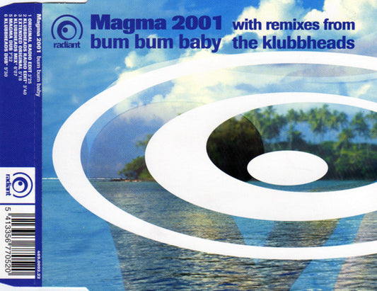Magma 2001 : Bum Bum Baby (CD, Maxi)