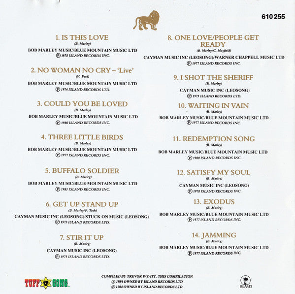 Bob Marley & The Wailers : Legend (The Best Of Bob Marley And The Wailers) (CD, Comp, RE, RM)