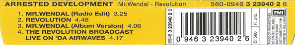 Arrested Development : Mr. Wendal / Revolution (CD, Maxi)