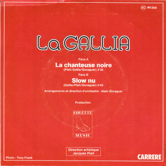 Chantal Gallia : La Chanteuse Noire / Slow Nu (7")