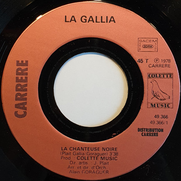 Chantal Gallia : La Chanteuse Noire / Slow Nu (7")