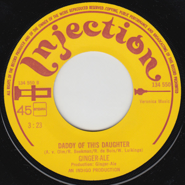 Ginger Ale (2) : Man, Man, Man / Daddy Of His Daughter (7", Single)