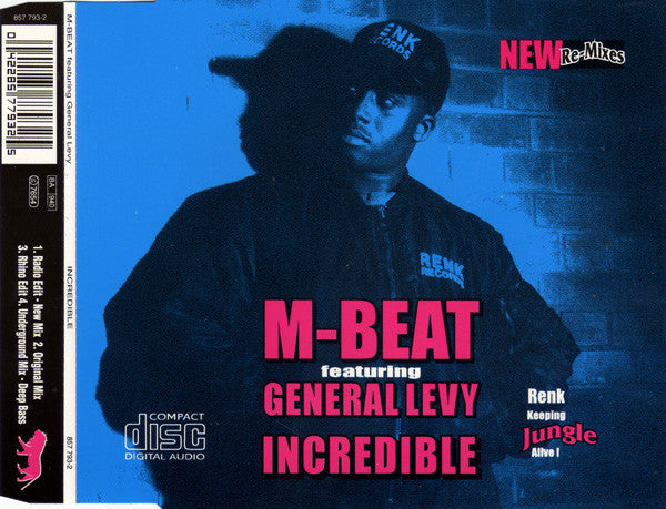M-Beat Featuring General Levy : Incredible (New Re-Mixes) (CD, Maxi)
