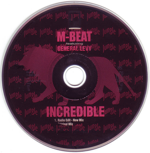 M-Beat Featuring General Levy : Incredible (New Re-Mixes) (CD, Maxi)