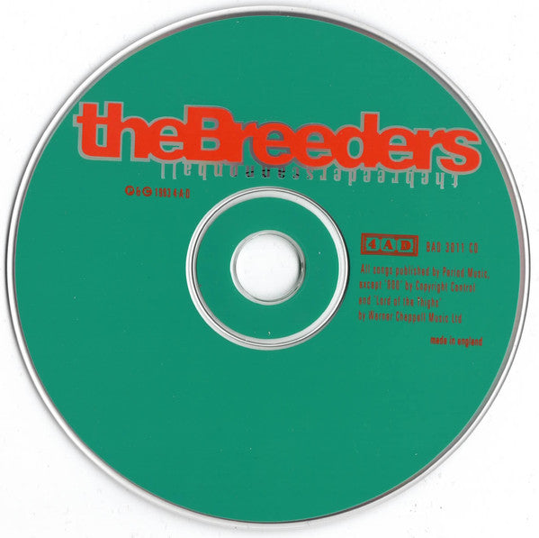 The Breeders : Cannonball (CD, Single, Dig)