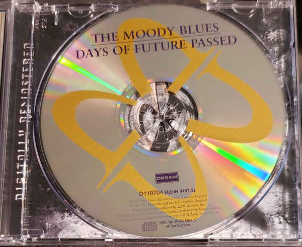 The Moody Blues : Days Of Future Passed (CD, Album, Club, RE, RM)