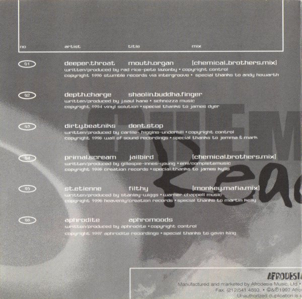 Various : Chemical Reaction (CD, Comp, Mixed)