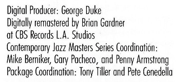 George Duke : Reach For It (CD, Album, RE)