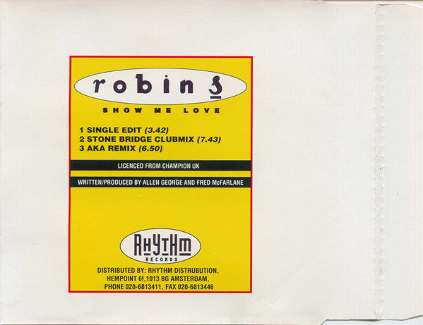 Robin S. : Show Me Love (CD, Maxi)