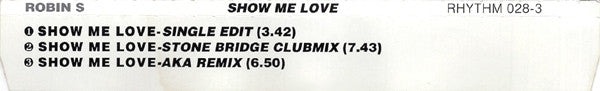 Robin S. : Show Me Love (CD, Maxi)