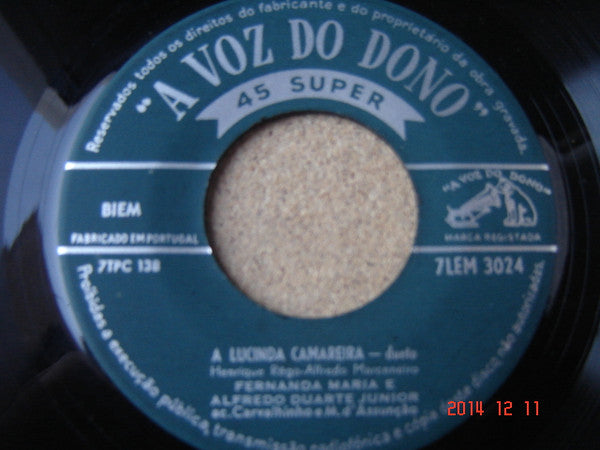 Fernanda Maria, Alfredo Duarte Jr. : Dueto (7", EP)