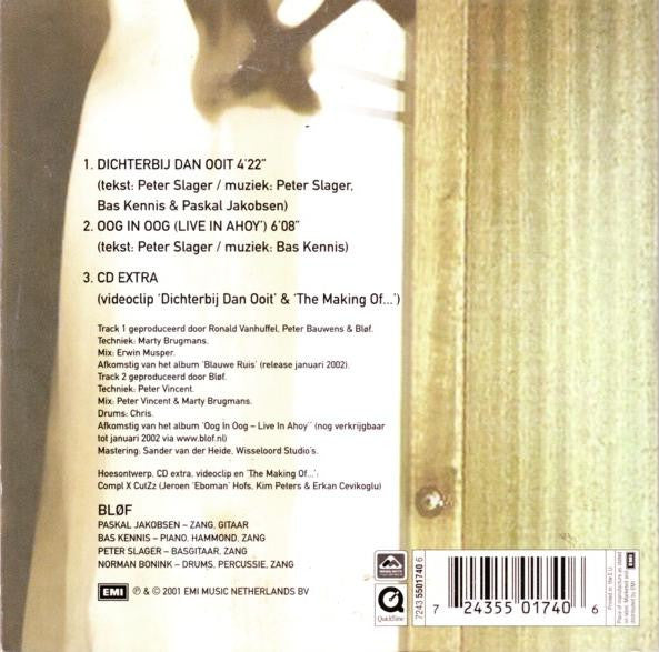 Bløf : Dichterbij Dan Ooit (CD, Single, Enh)