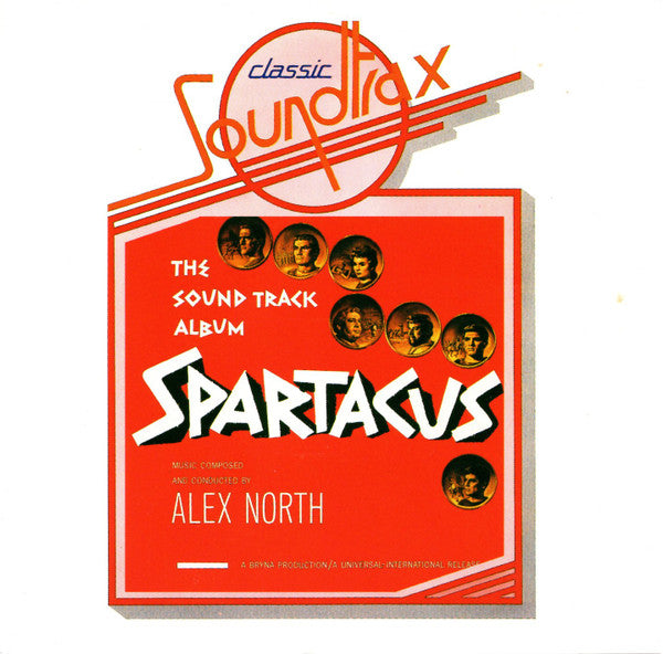 Alex North : Spartacus (CD, Album, RE)