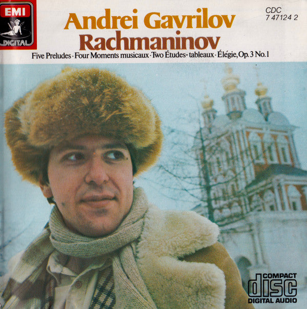 Sergei Vasilyevich Rachmaninoff, Andrei Gavrilov : Five Preludes, Four Moments Musicaux, Two Études-Tableaux, Élégie, Op. 3 No. 1 (CD)