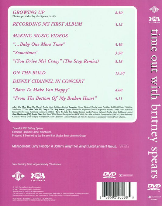 Britney Spears : Time Out With Britney Spears (DVD-V, PAL)