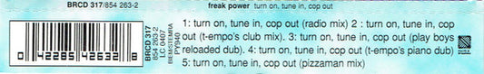 Freak Power : Turn On, Tune In, Cop Out (CD, Single)