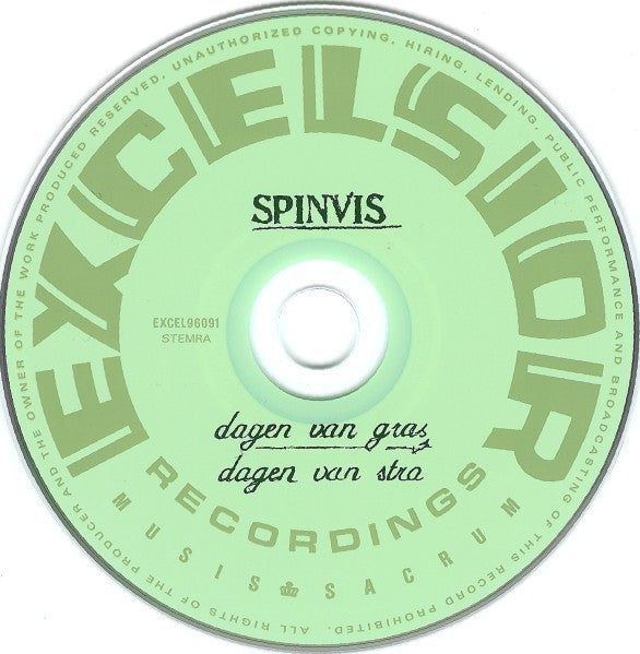 Spinvis : Dagen Van Gras, Dagen Van Stro (CD, Album)
