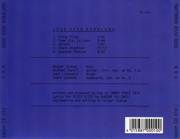 Can : Soon Over Babaluma (CD, Album, RE)