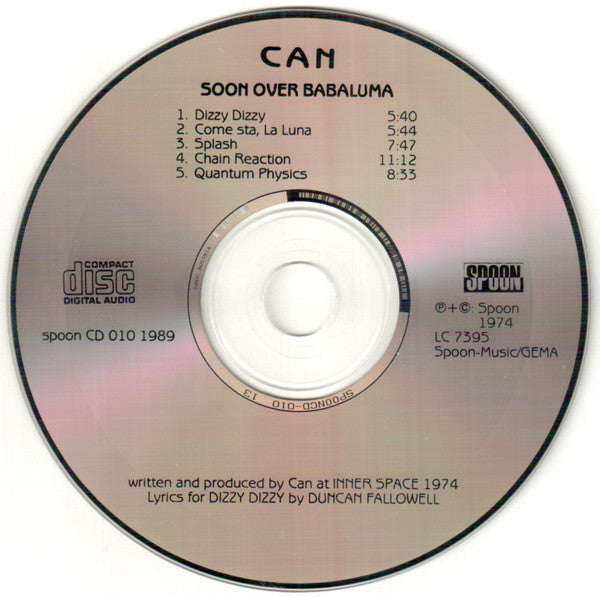 Can : Soon Over Babaluma (CD, Album, RE)