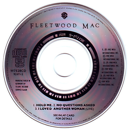 Fleetwood Mac : Hold Me (CD, Mini, Single, Min)