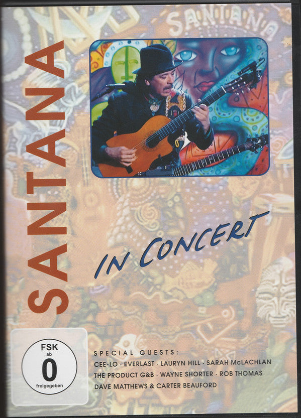 Santana : In Concert (DVD-V, RE, Multichannel, PAL, Bon)