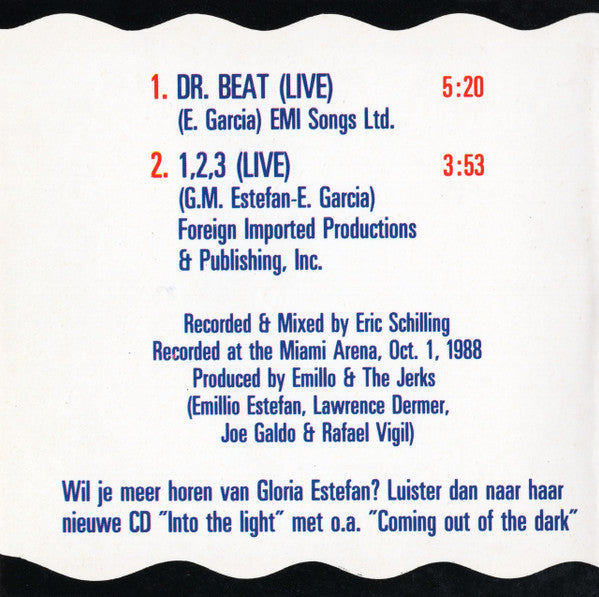 Gloria Estefan : Gloria Estefan Live (CD, Mini, Single)