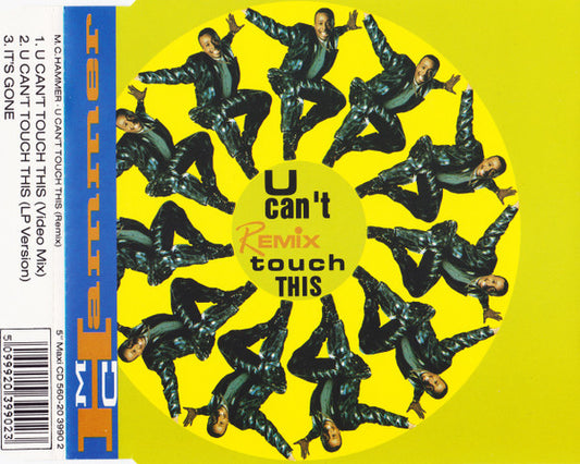 MC Hammer : U Can't Touch This (Remix) (CD, Maxi)